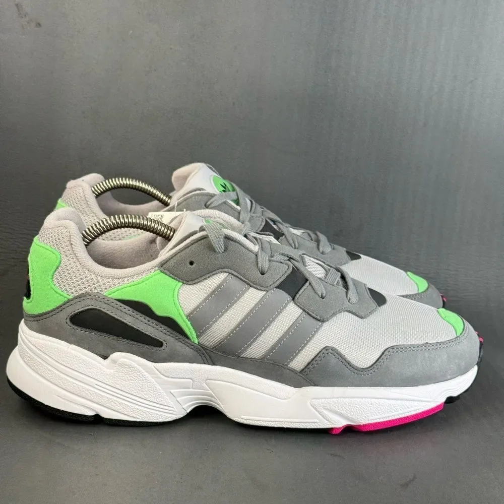 adidas Yung-96 Grey Shock Pink athletic sneaker shoes men’s size 10